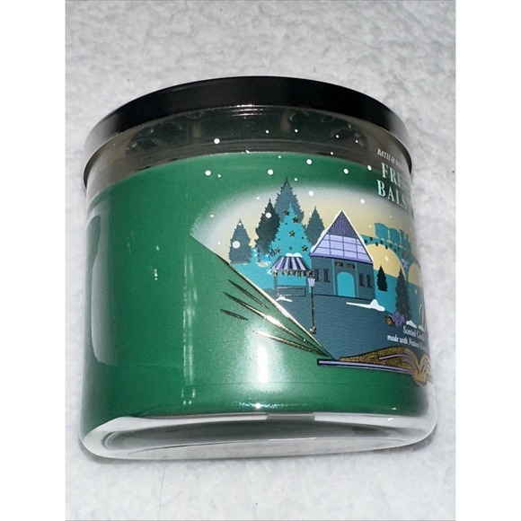 BATH & BODY WORKS FRESH BALSAM 3 WICK CANDLE BRAND NEW - Picture 4 of 16